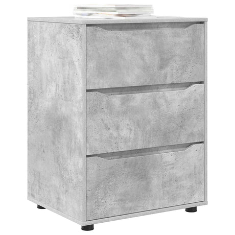 Vidaxl opbergkast 60 x 48 x 81 cm bewerkt hout beton grijs