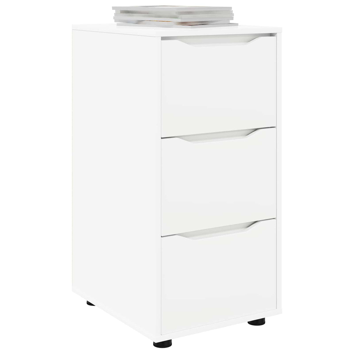 Vidaxl opbergkast 40 x 48 x 81 cm bewerkt hout wit
