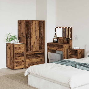 Vidaxl opbergkast 40 x 48 x 81 cm bewerkt hout oud hout