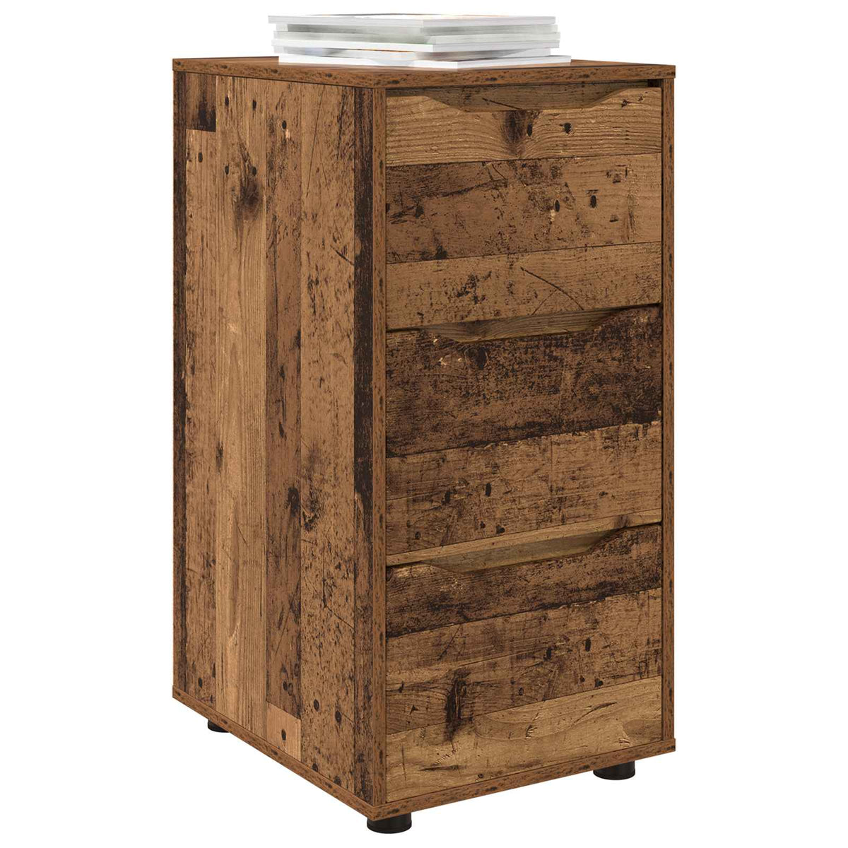 Vidaxl opbergkast 40 x 48 x 81 cm bewerkt hout oud hout
