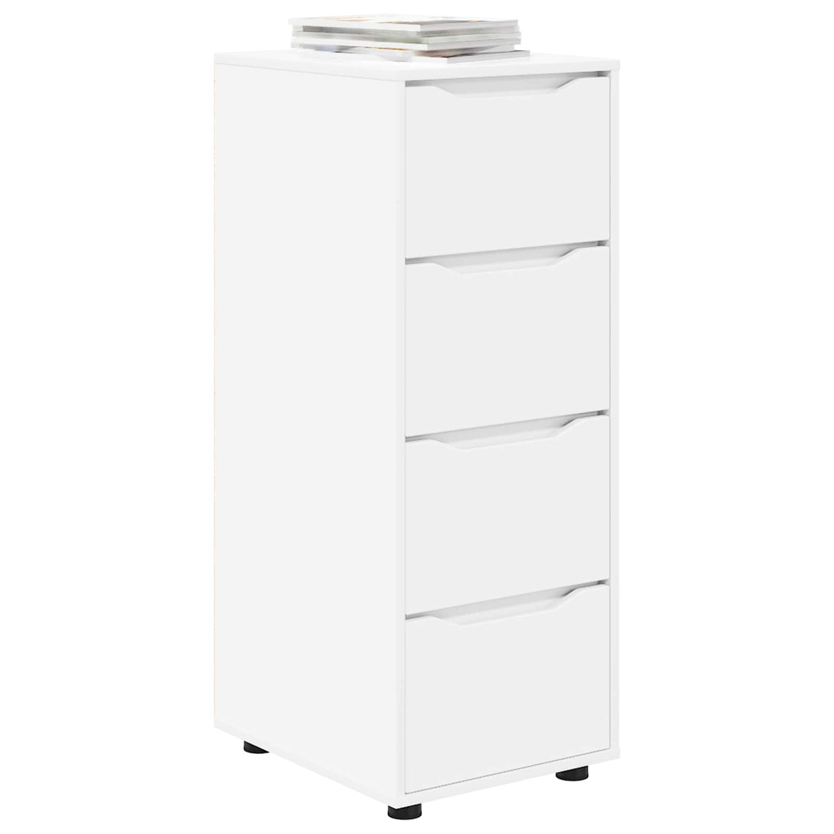 Vidaxl opbergkast 40 x 48 x 105 cm bewerkt hout wit