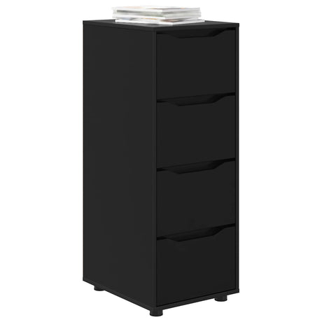 Vidaxl opbergkast 40 x 48 x 105 cm bewerkt hout zwart