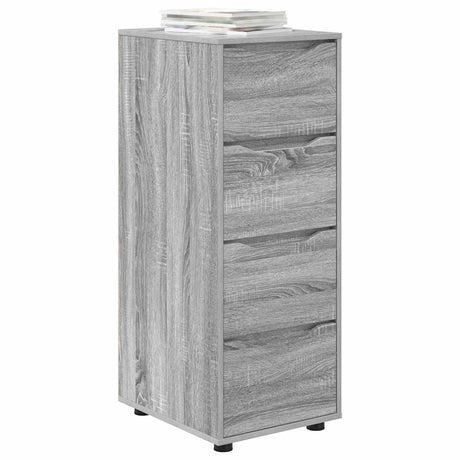 Vidaxl opbergkast 40 x 48 x 105 cm bewerkt hout grijs sonoma