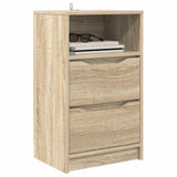 Vidaxl nachtkastje sonoma eiken 40 x 30 x 67 cm bewerkt hout