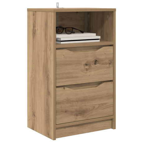 Vidaxl nachtkastjes 2 st artisan eiken 40 x 30 x 467 cm bewerkt hout