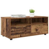 Vidaxl tv-kast 100 x 48 x 43 cm oud hout bewerkt hout