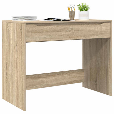 Vidaxl bureau sonoma eiken 100 x 50 x 78 cm geconstrueerd hout