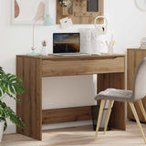 Vidaxl bureau met lade artisan eik geconstrueerd hout 100 x 50 x 78 cm