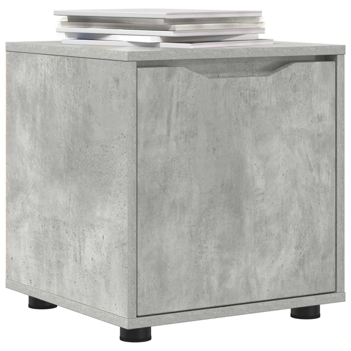 Vidaxl badkamer kast 40,5 x 40 x 44 cm bewerkt hout beton grijs