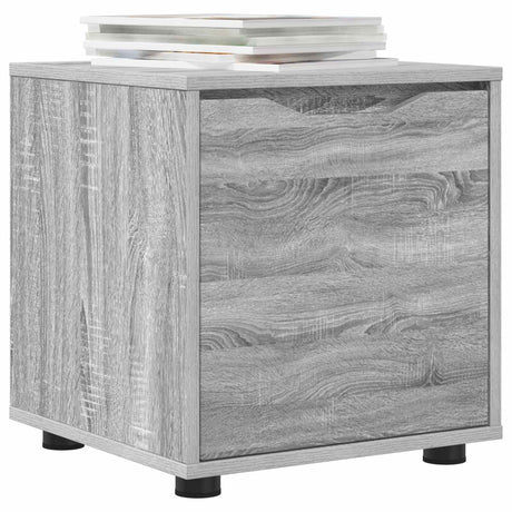 Vidaxl badkamer kast 40,5 x 40 x 44 cm bewerkt hout grijs sonoma