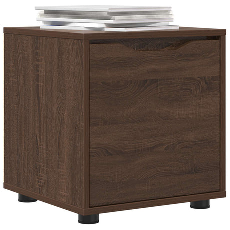 Vidaxl badkamer kast 40,5 x 40 x 44 cm bewerkt hout bruin eiken