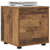 Vidaxl badkamer kast 40,5 x 40 x 44 cm bewerkt hout oud hout