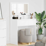 Vidaxl slaapkamer kaptafels wit 80 x 39,6 x 135 cm bewerkt hout