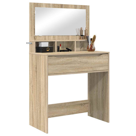 Vidaxl slaapkamer kaptafels sonoma eiken 80 x 39,6 x 135 cm