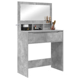 Vidaxl slaapkamer kaptafels beton grijs 80 x 39,6 x 135 cm