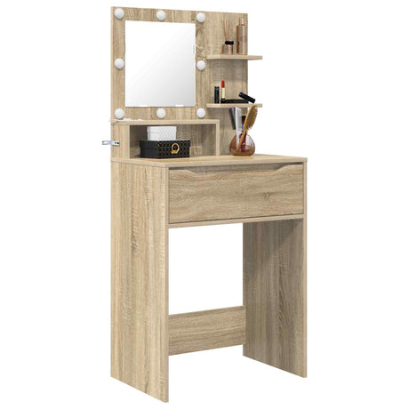Vidaxl slaapkamer kaptafels sonoma eiken 80 x 39,6 x 135 cm