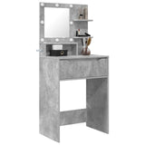 Vidaxl slaapkamer kaptafels beton grijs 80 x 39,6 x 135 cm