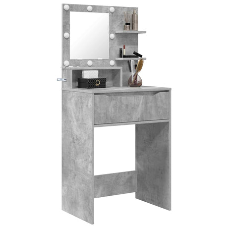 Vidaxl slaapkamer kaptafels beton grijs 80 x 39,6 x 135 cm