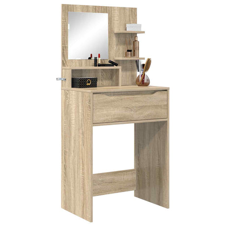 Vidaxl slaapkamer kaptafels sonoma eiken 60 x 39,5 x 135 cm