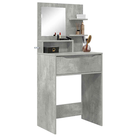 Vidaxl slaapkamer kaptafels beton grijs 80 x 39,6 x 135 cm