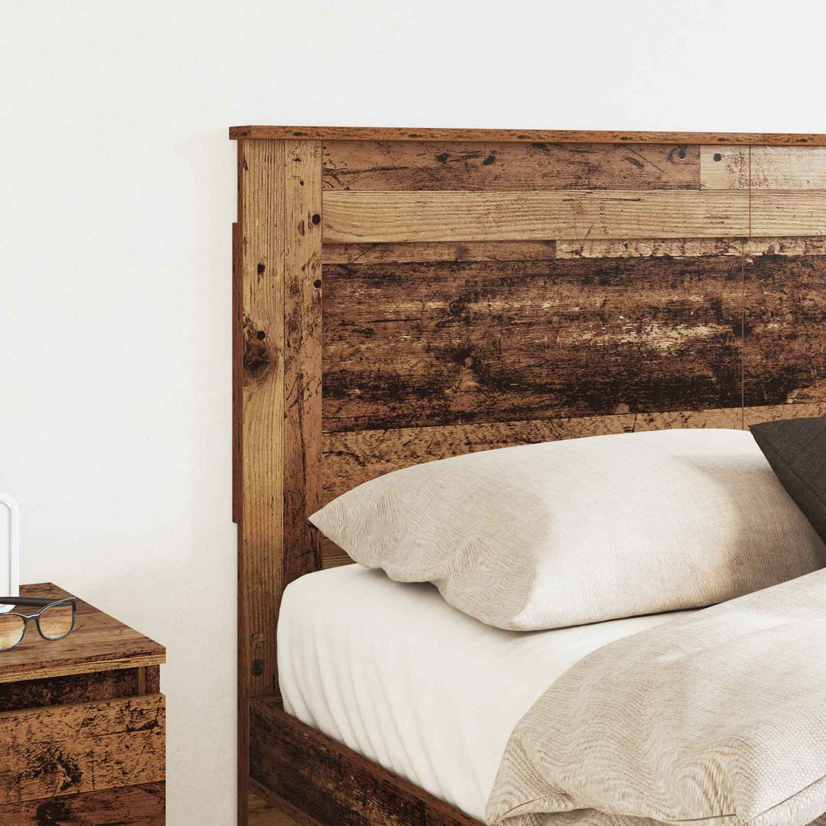 Vidaxl hoofdbord oud hout bewerkt hout