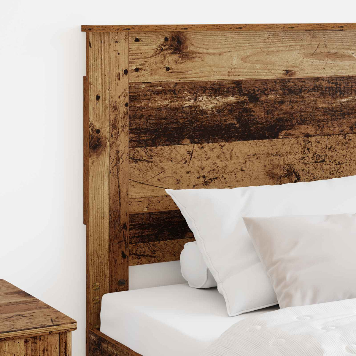 Vidaxl hoofdbord oud hout bewerkt hout