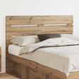 Vidaxl hoofdbord artisan eiken bewerkt hout