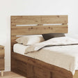 Vidaxl hoofdbord artisan eiken bewerkt hout