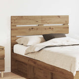 Vidaxl hoofdbord artisan eiken bewerkt hout