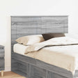 Vidaxl hoofdbord grijze sonoma 100 cm geconstrueerd hout