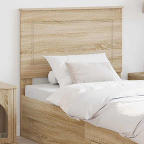 Vidaxl hoofdbord sonoma eiken 100 cm geconstrueerd hout