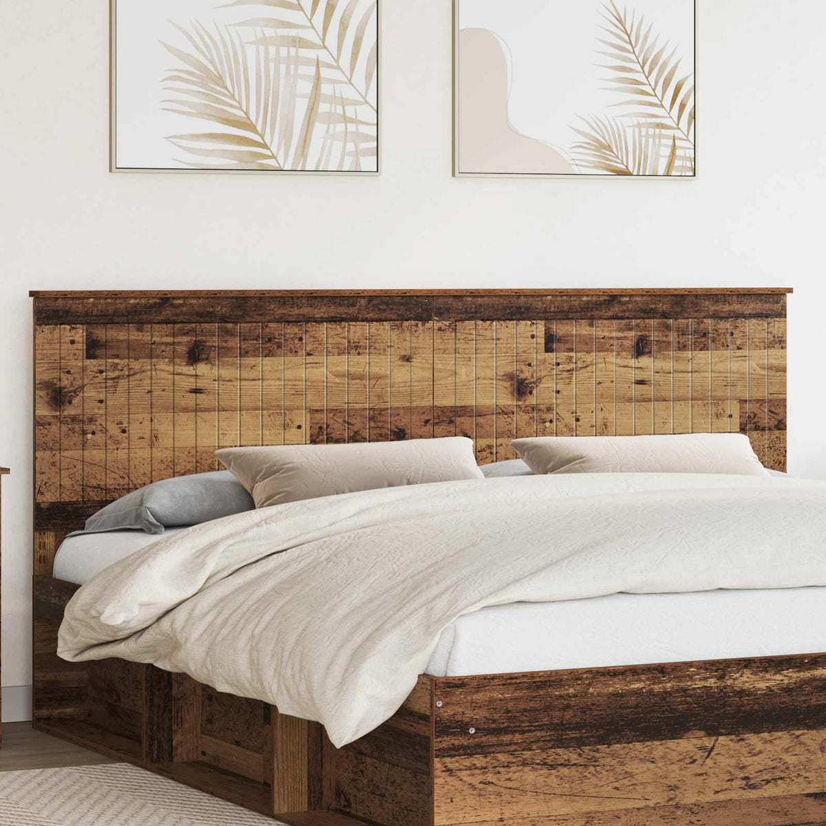 Vidaxl hoofdbord oud hout bewerkt hout