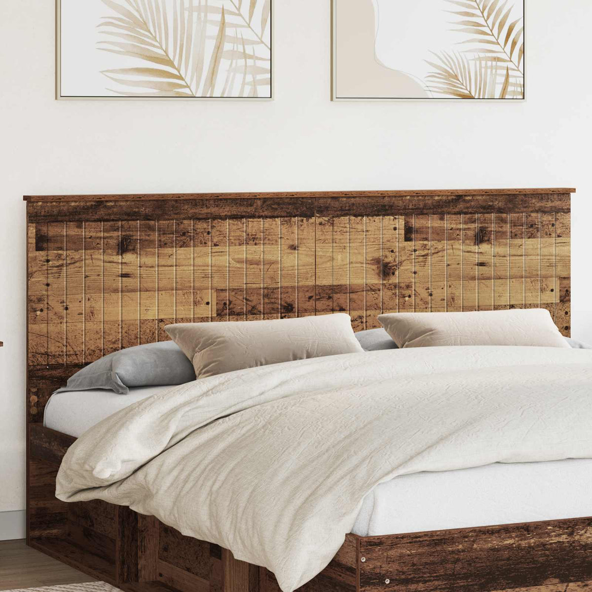 Vidaxl hoofdbord oud hout bewerkt hout
