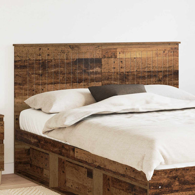 Vidaxl hoofdbord oud hout bewerkt hout