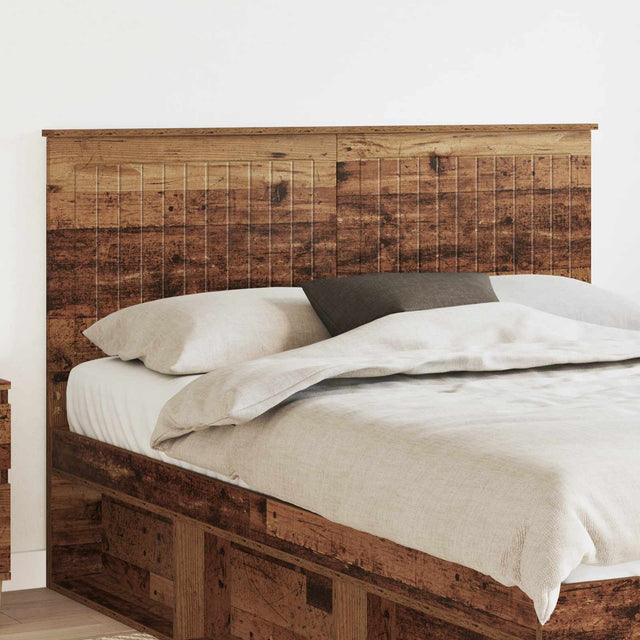 Vidaxl hoofdbord oud hout bewerkt hout