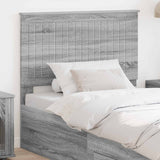 Vidaxl hoofdbord grijs sonoma bewerkt hout