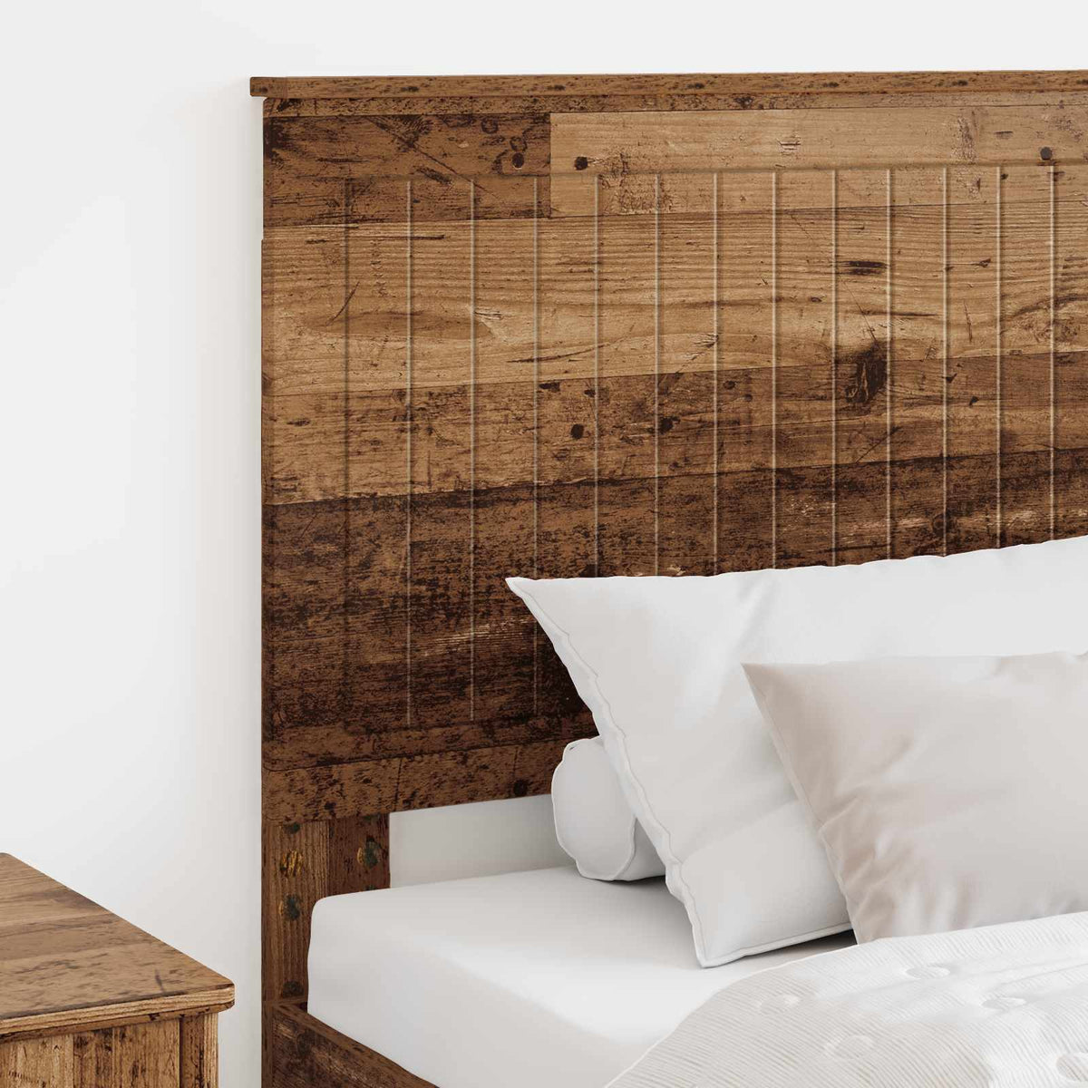 Vidaxl hoofdbord oud hout bewerkt hout