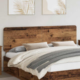 Vidaxl hoofdbord oud hout bewerkt hout