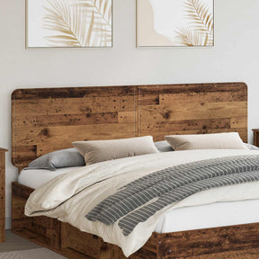 Vidaxl hoofdbord oud hout bewerkt hout