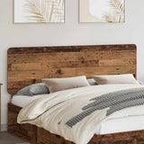 Vidaxl hoofdbord oud hout bewerkt hout