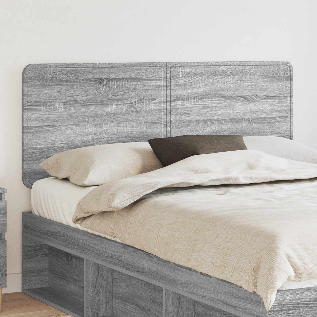 Vidaxl hoofdbord grijs sonoma bewerkt hout