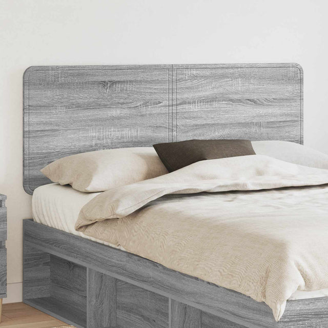 Vidaxl hoofdbord grijs sonoma bewerkt hout