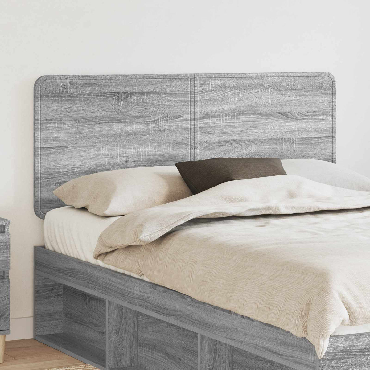 Vidaxl hoofdbord grijs sonoma bewerkt hout