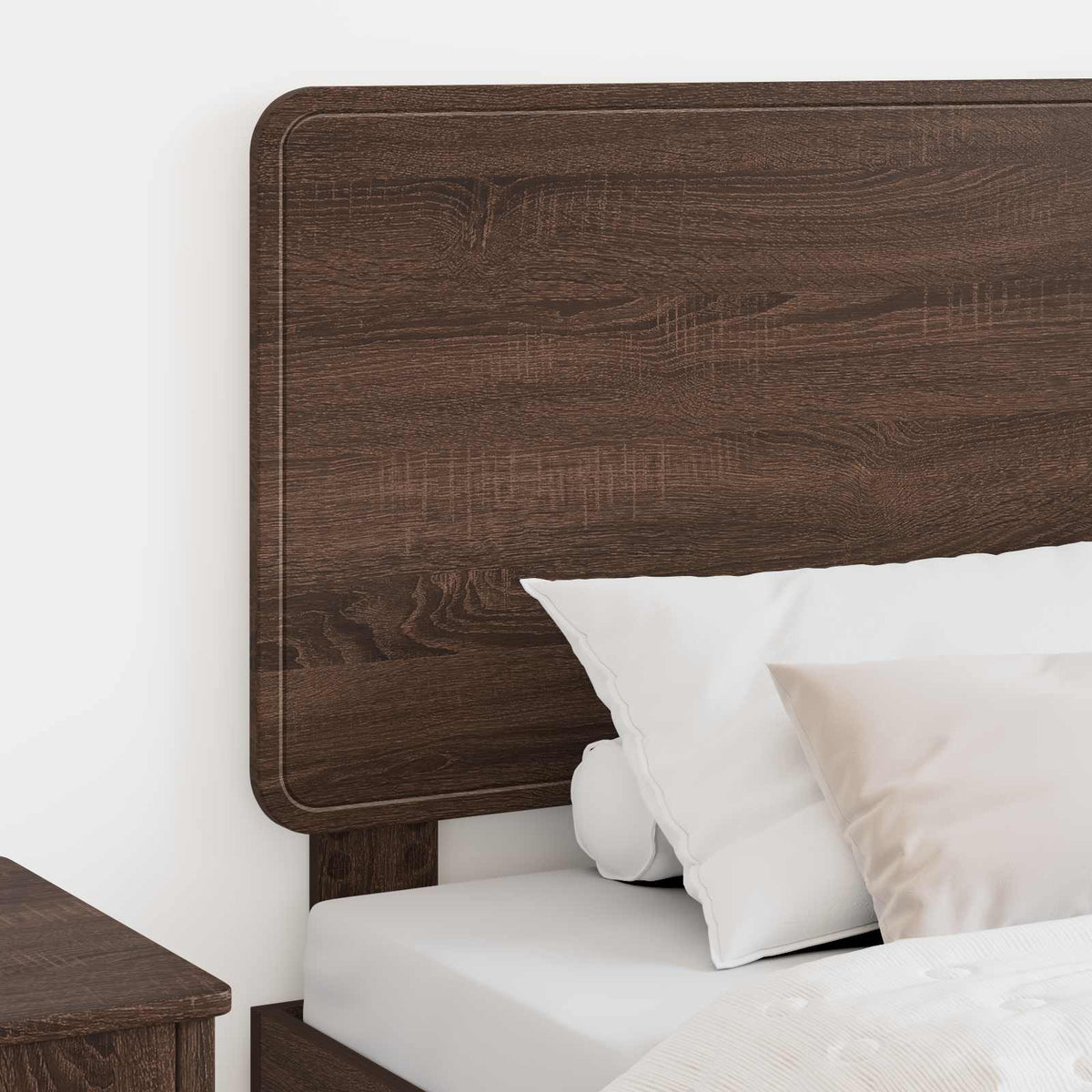 Vidaxl hoofdbord bruin eiken bewerkt hout