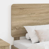 Vidaxl hoofdbord sonoma eiken bewerkt hout