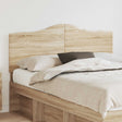 Vidaxl hoofdbord sonoma eiken bewerkt hout
