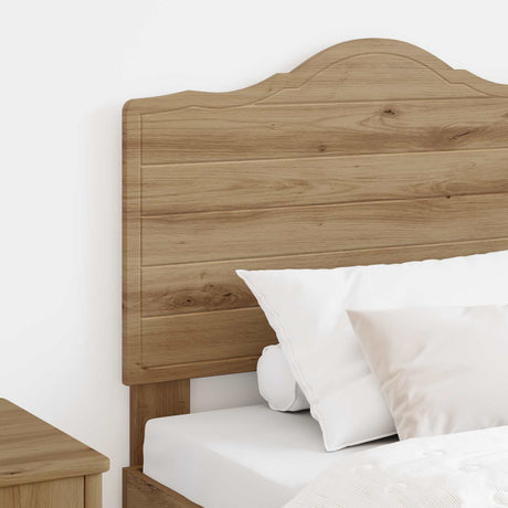 Vidaxl hoofdbord artisan eiken bewerkt hout