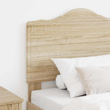 Vidaxl hoofdbord sonoma eiken bewerkt hout