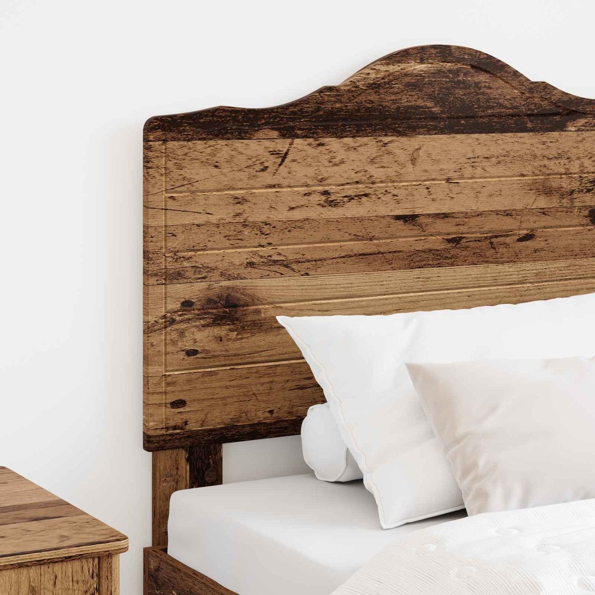Vidaxl hoofdbord oud hout bewerkt hout