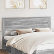 Vidaxl hoofdbord grijs sonoma bewerkt hout